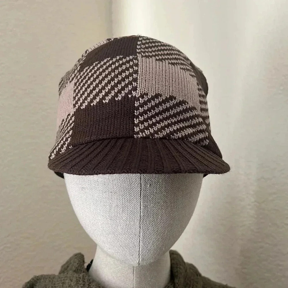 Pugs‎ Gear Square Stitched Beanie - Brown/Tan
